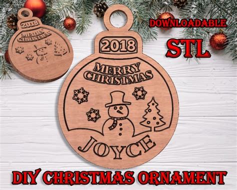 cnc machined ornament|custom 3d christmas ornaments.